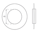 Verre "Aplanat"  plain &amp; side