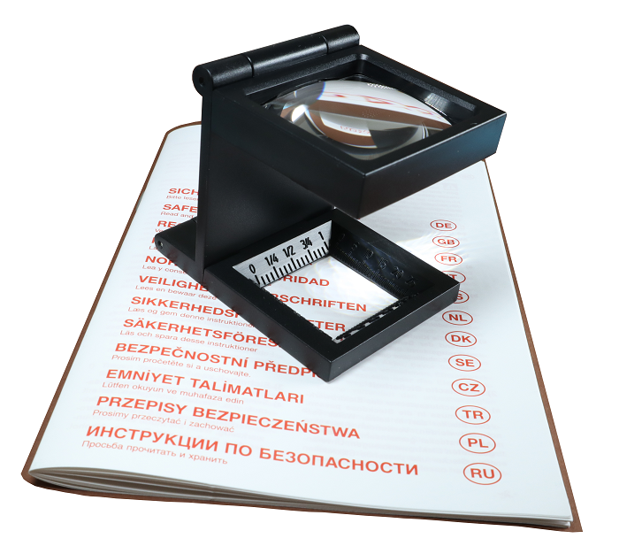 Schwarze Fadenzahllinse 36x40 5x