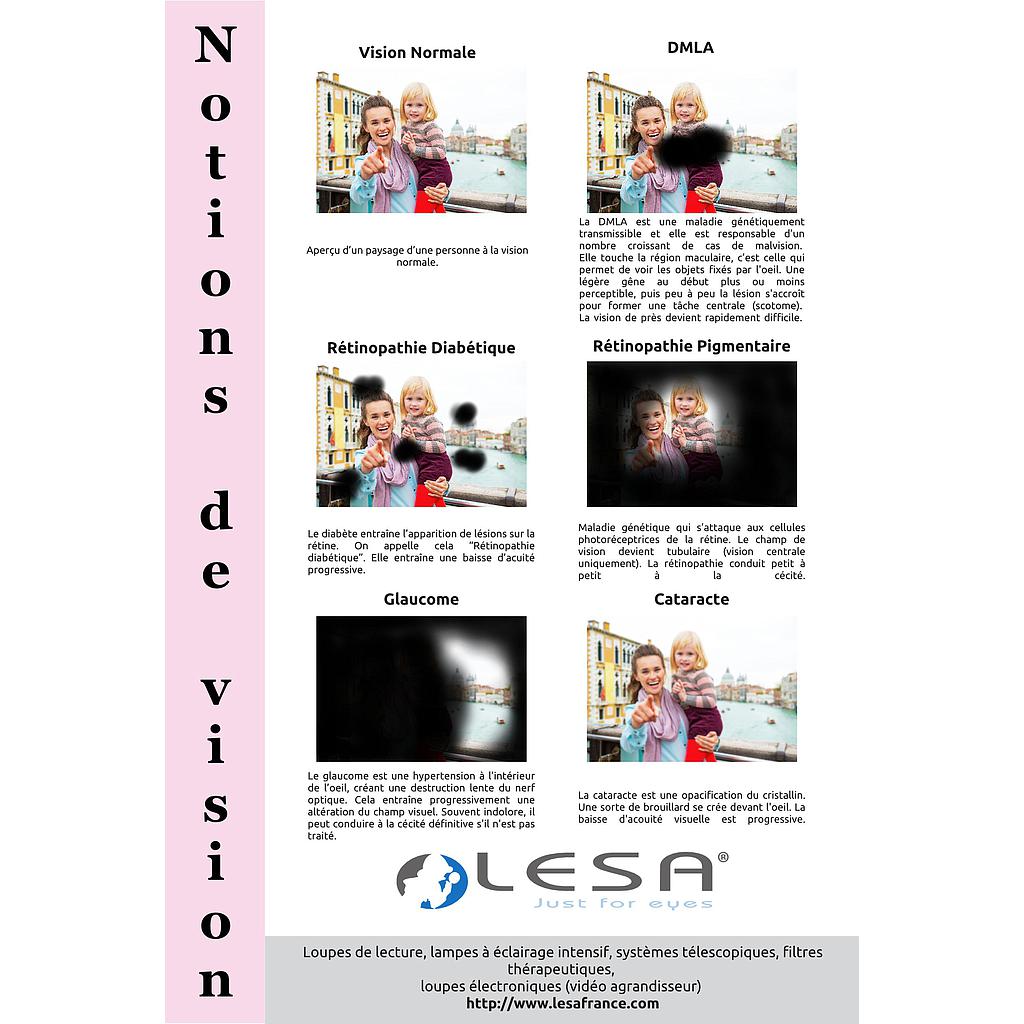 Affiche "Notions de visions" 610x900mm