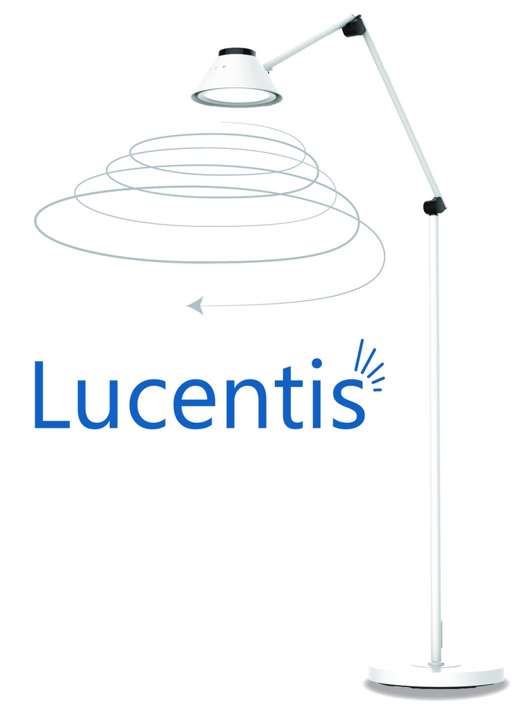 Lucentis Plus - Lampe de sol à flux circulaire
