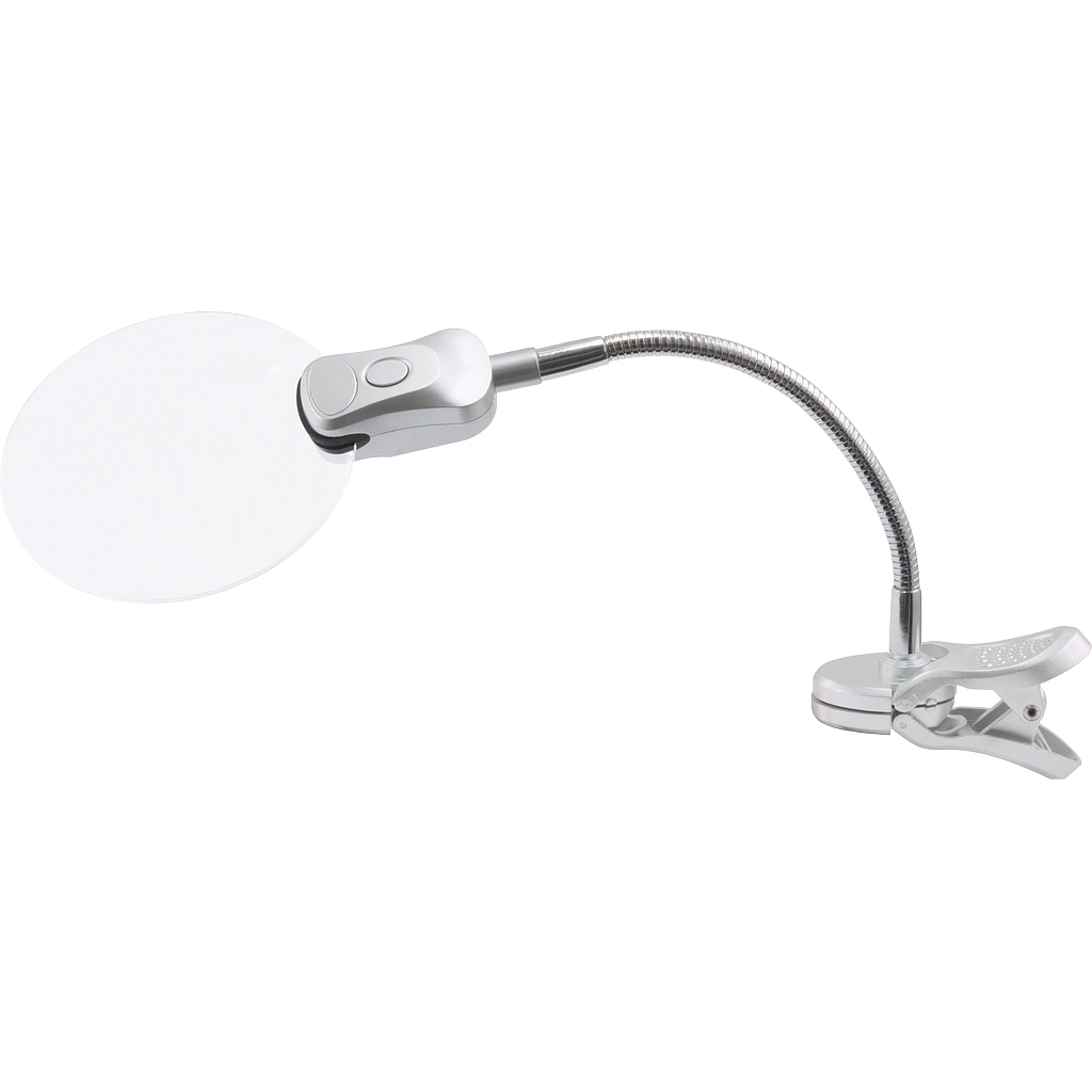 Loupe flexible éclairante à pince - Fin de série