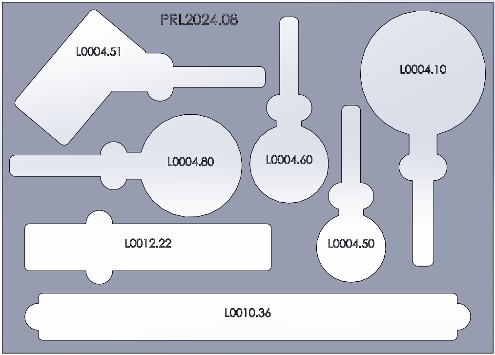 MagDisplay Tray Concept Collection+ruler