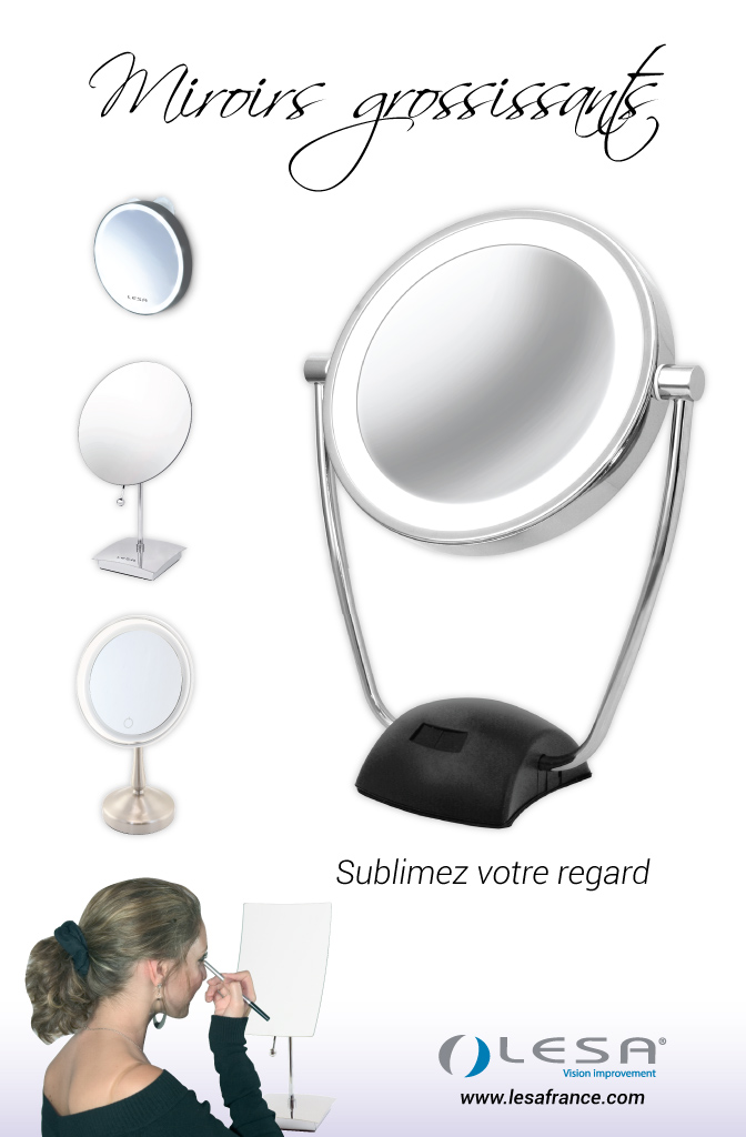 Miroirs grossissants 400x610mm