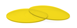 [FL] Par de lentes planas CR39 UV400 tintadas