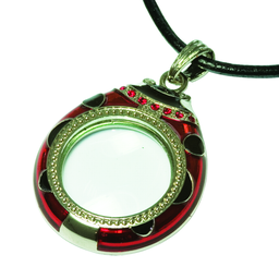 [L0147.04] Pendentif rouge / Fin de série