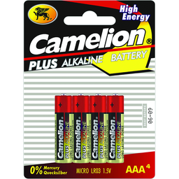 [PIRLR03] Alkalische Batterie LR03/AAA, 4er Pack